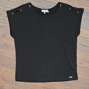 Calvin Klein Women's Black Short Sleeve Tee